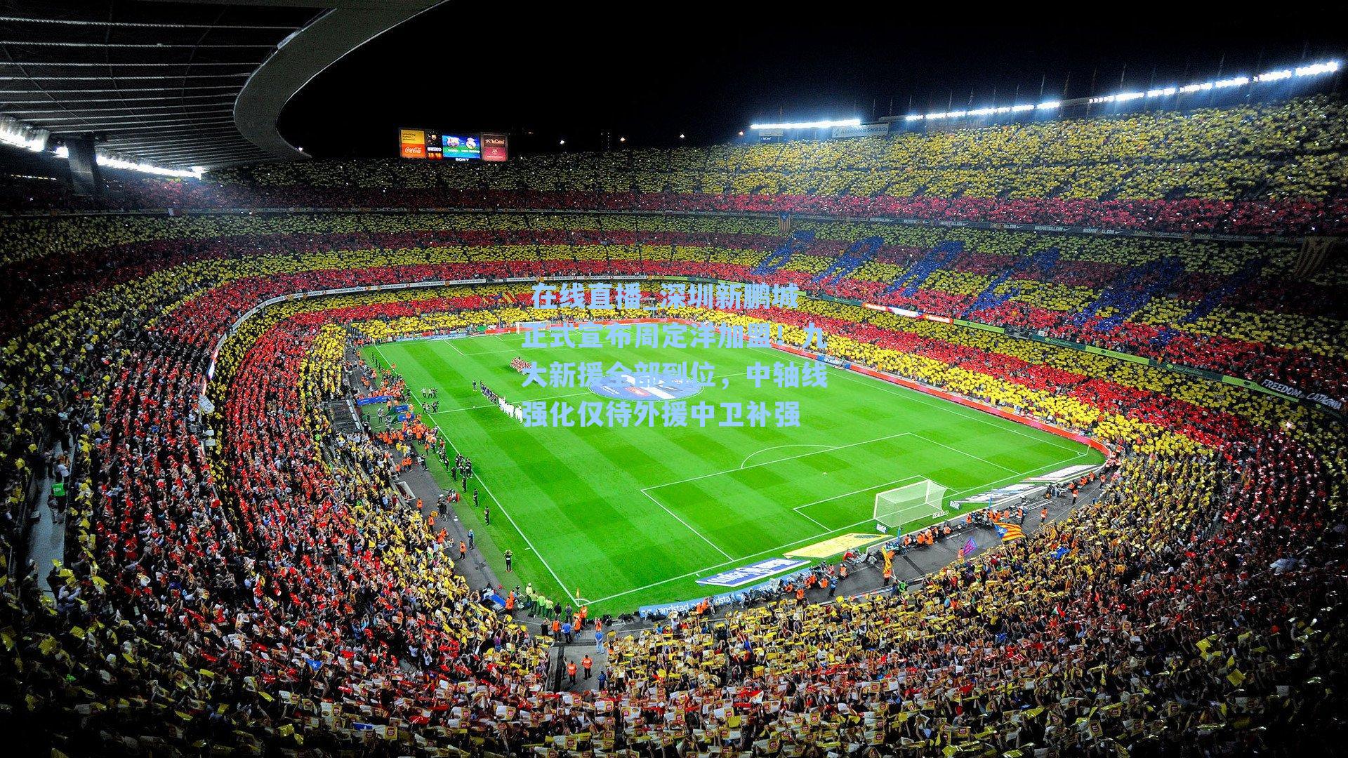 深圳新鹏城正式宣布周定洋加盟！九大新援全部到位，中轴线强化仅待外援中卫补强